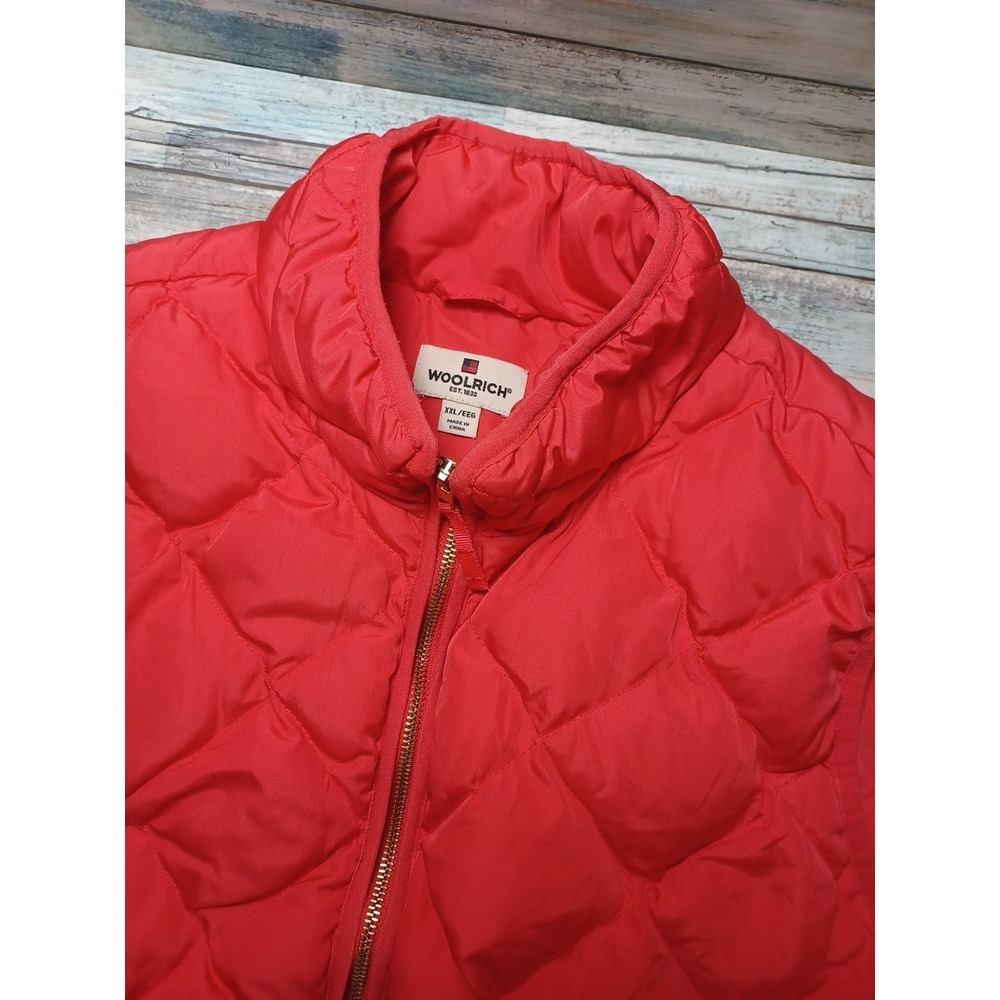 Woolrich Womens XXL Full Zip Sleeveless Vest Duck Down